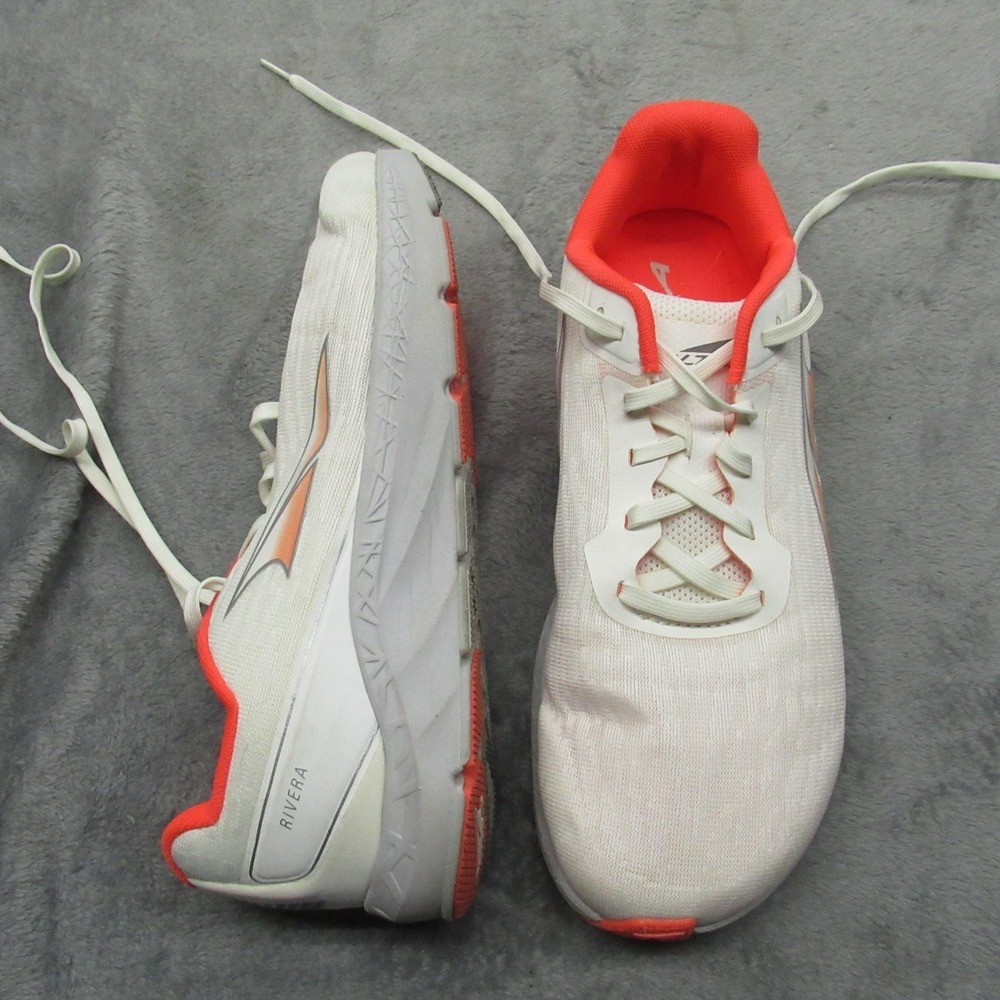Altra Women 8.5 Rivera Running Shoes White Lightweight Cushioned Athletic Jog